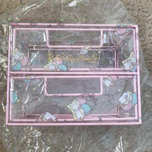 Sanrio Little Twin Stars Clear Double Storage Box